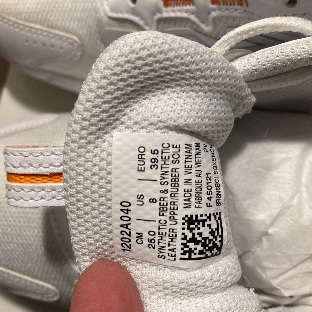 Asics GEL-QUANTUM 90 White/Sun Peach Running Sneakers - Picture 12 of 12